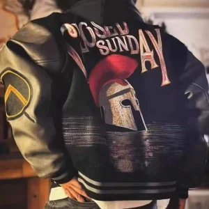 American retro embroidered winter jackets men patchwork loose baseball jersey streetwear coat leather jacket men clothing