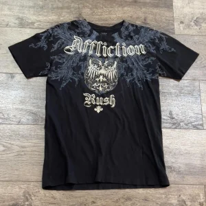 Men street 2000s New affliction eagle Graphic T-Shirt Large Fashion Style Couple Tops Pure y2k Cotton t Shirt short sleeves