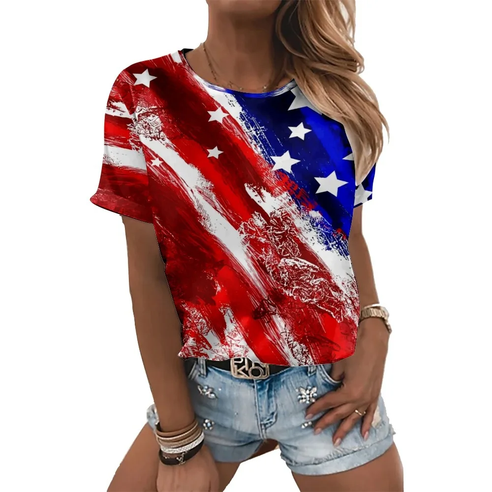 USA National Flag 3D printed t shirt men women American Independence Day Graphic t-shirt casual Harajuku tshirt tops - Image 3